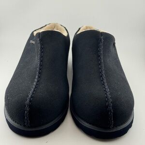 Women's BEARPAW Emily Suede Clog w/Rain & Stain Repellent Navy Size 8 M